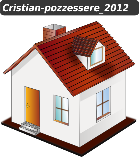 Watercolor With Modest Decoration Clipart House With (528x597), Png Download