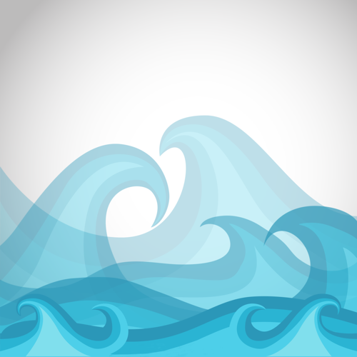 More Than A Million Free Vectors, Psd, Photos And Free - Aqua Turquoise Teal Sea Ocean Shower Curtain 72x72 (500x500), Png Download