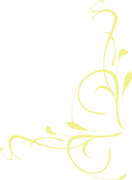 Corner Swirl Clip Art At Clker Com - Gold Swirl Clip Art (438x595), Png Download