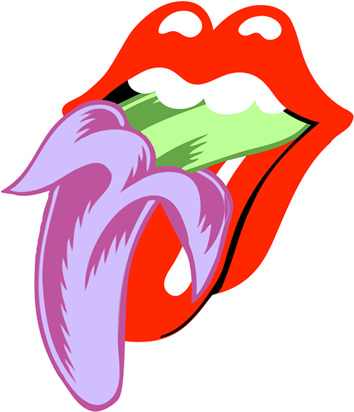 Rolling - Rolling Stones Tongue (600x600), Png Download