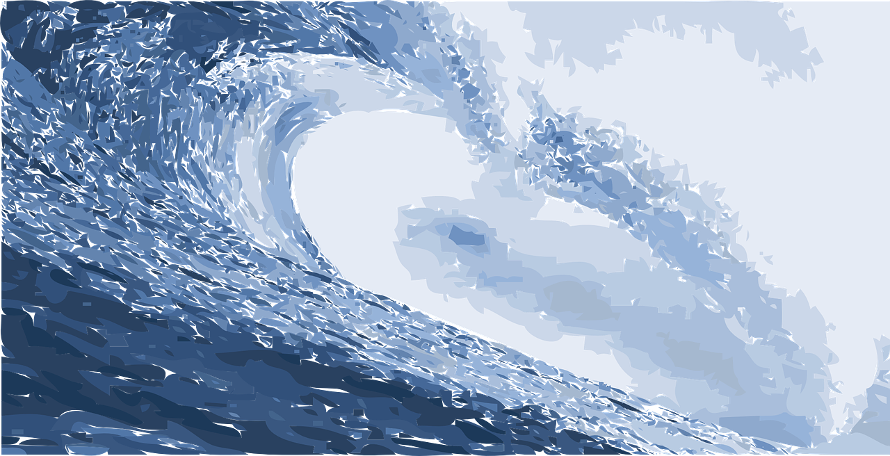 Original Png Clip Art File Water Waves Svg Images Downloading (600x307), Png Download