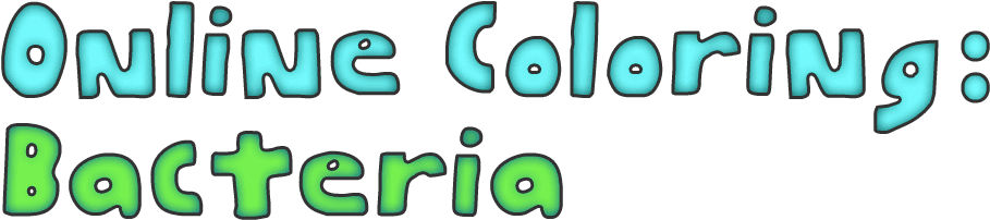Online Coloring - Bacteria - Child (940x242), Png Download