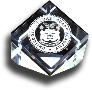 Coast Guard Academy Crest Paperweight - Emblem (480x480), Png Download