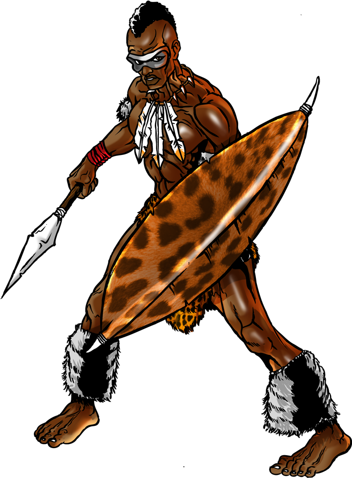 Shaka Zulu - Shaka Zulu Clipart (758x1024), Png Download