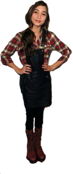 Rowan Blanchard Png - Plaid (240x569), Png Download