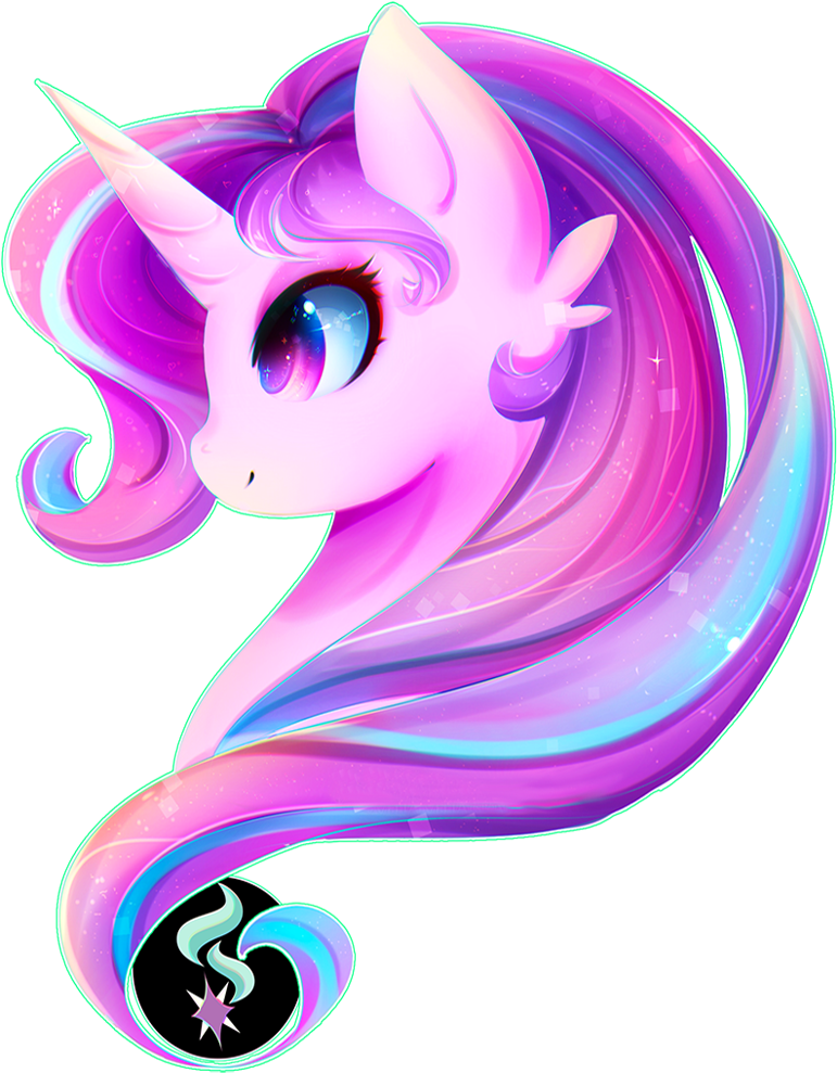 Unicornio - Ana E Elsa Convite (900x1000), Png Download