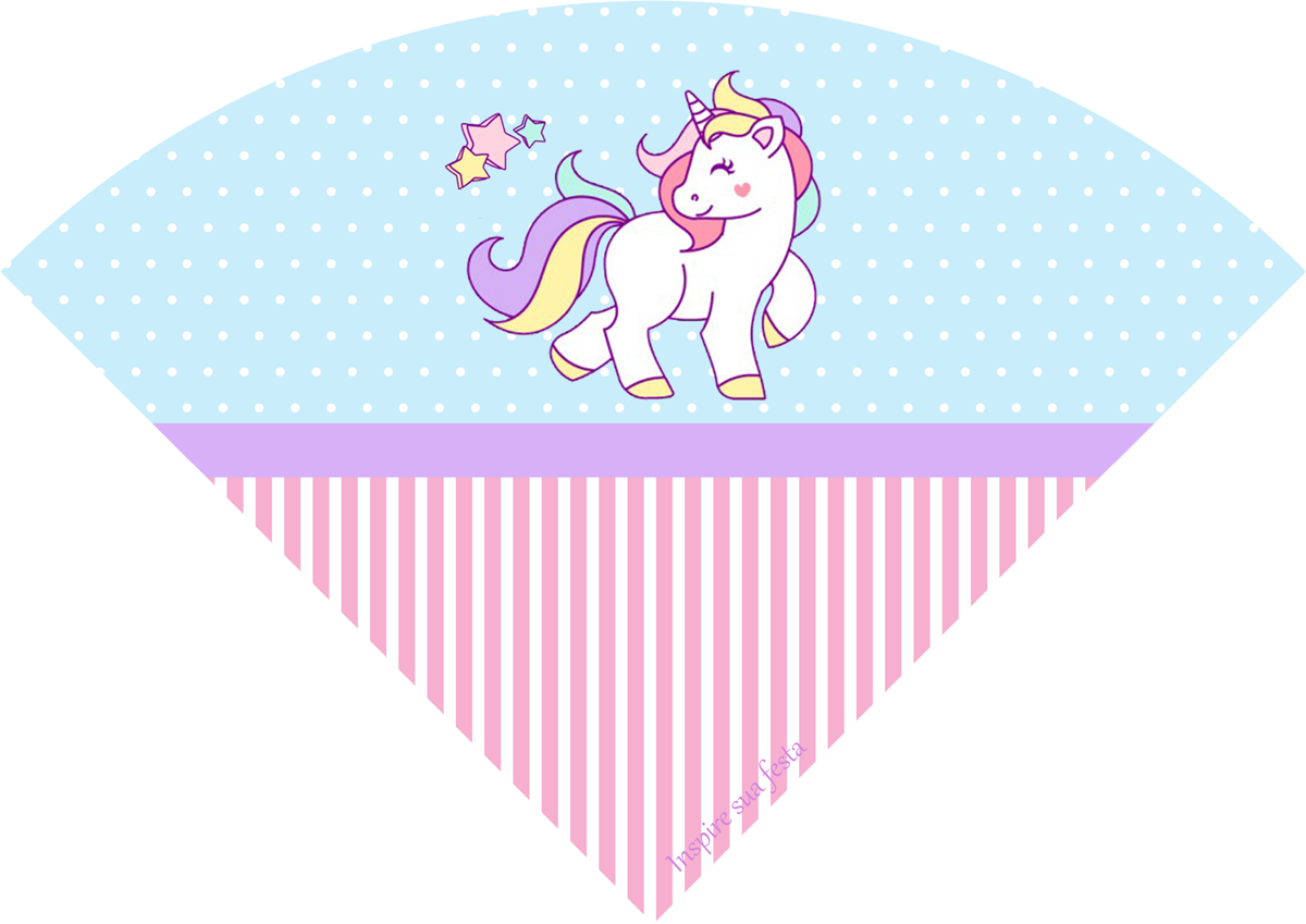 Cone Personalizado Gratuito Unicornio - Png Convite De Unicornio (1200x849), Png Download