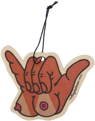 Titty-shaka Air Freshener - Air Freshener (600x600), Png Download