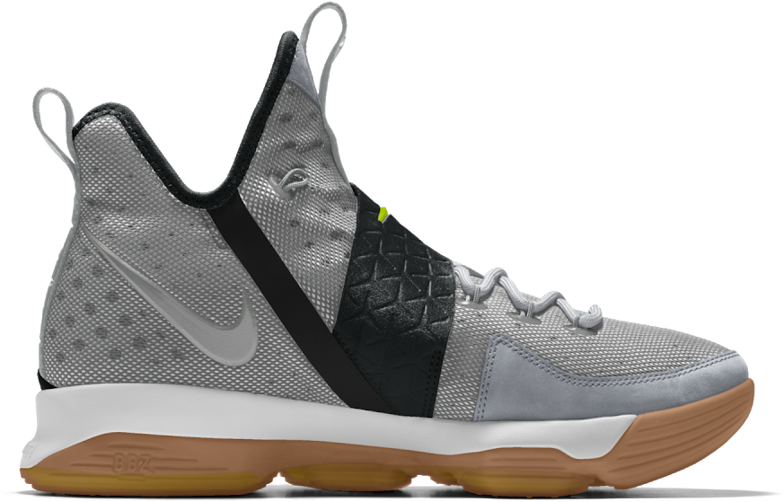 Nike Adds New Options For Lebron 14 Id Including Og - Basketball Shoe (1000x1000), Png Download