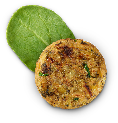 Let's Share The Love - Veggie Burger Patty Png (488x508), Png Download