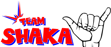Team Shaka - Noir & Blanc Carnet De Notes Hang Loose Par Juniqe (400x400), Png Download
