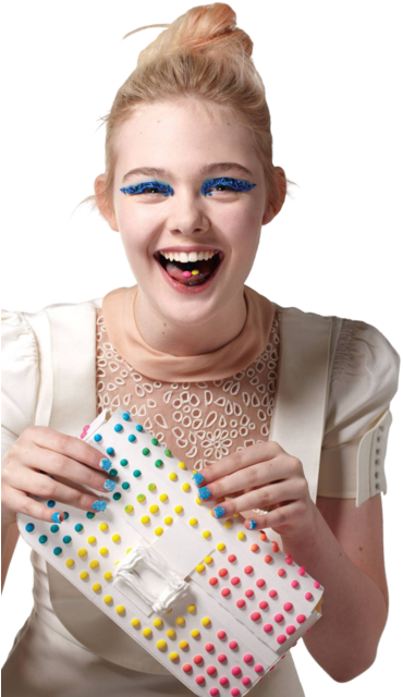Elle Fanning (500x693), Png Download