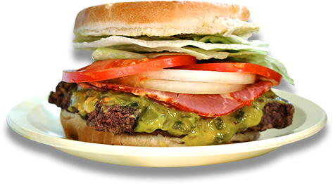 Buck Burger (488x335), Png Download