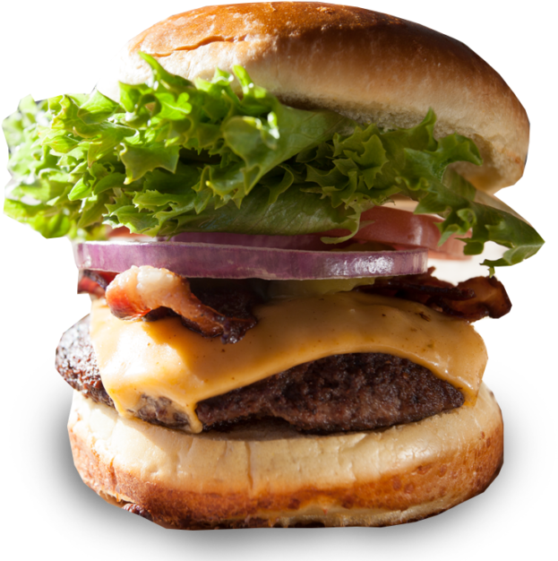 Bacon Cheeseburger - Cheeseburger (640x640), Png Download