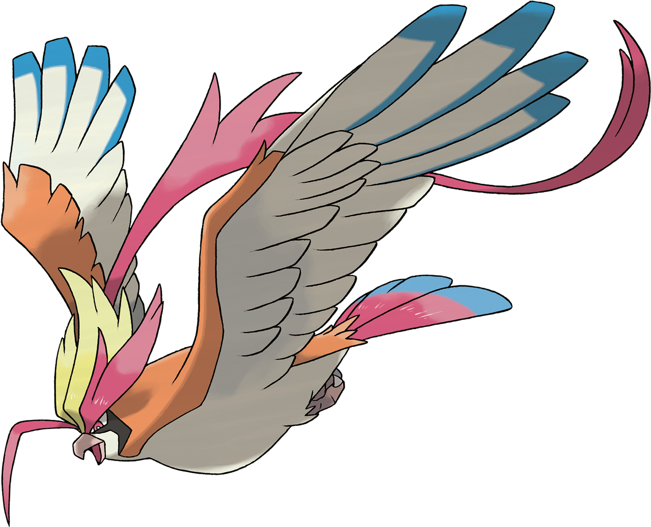 Official Art Of Mega Pidgeot - Pokemon Mega Pidgeot (1280x1280), Png Download
