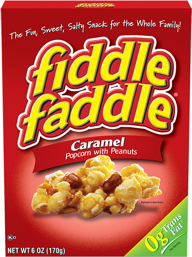 Caramel - Fiddle Faddle Caramel Popcorn - 5 Oz (500x500), Png Download