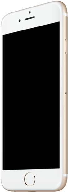 Template Mockup Iphone - Iphone Png Angle (740x740), Png Download