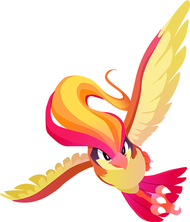 Good Morning - Chibi Pidgeot (658x768), Png Download