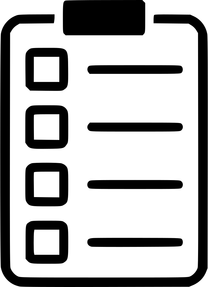 Checklist Comments - Test Symbol (712x980), Png Download