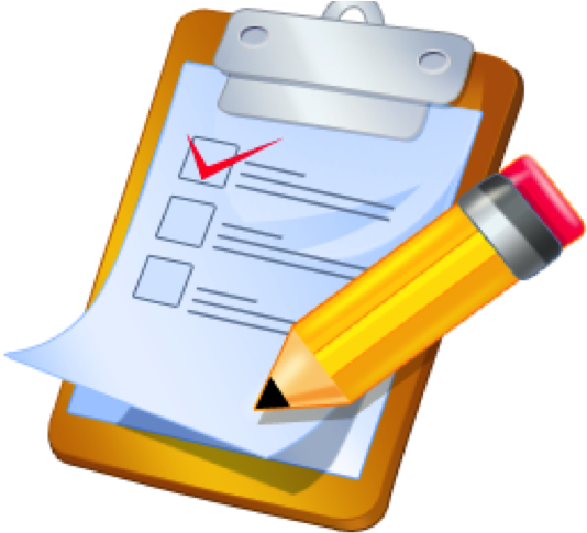 Checklist-602x500 - Homework Png Clipart (602x500), Png Download