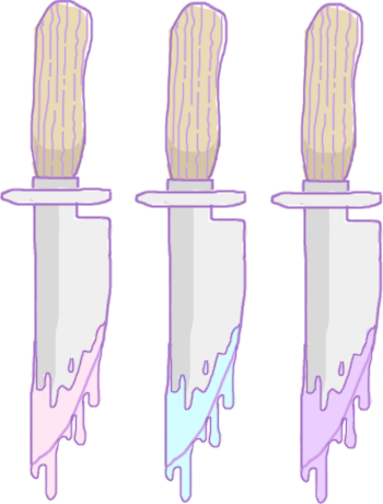 Tumblr M6v82xpmem1r0n48lo1 400 Pastel Goth Art, Pastel - Pastel Goth Png (350x460), Png Download