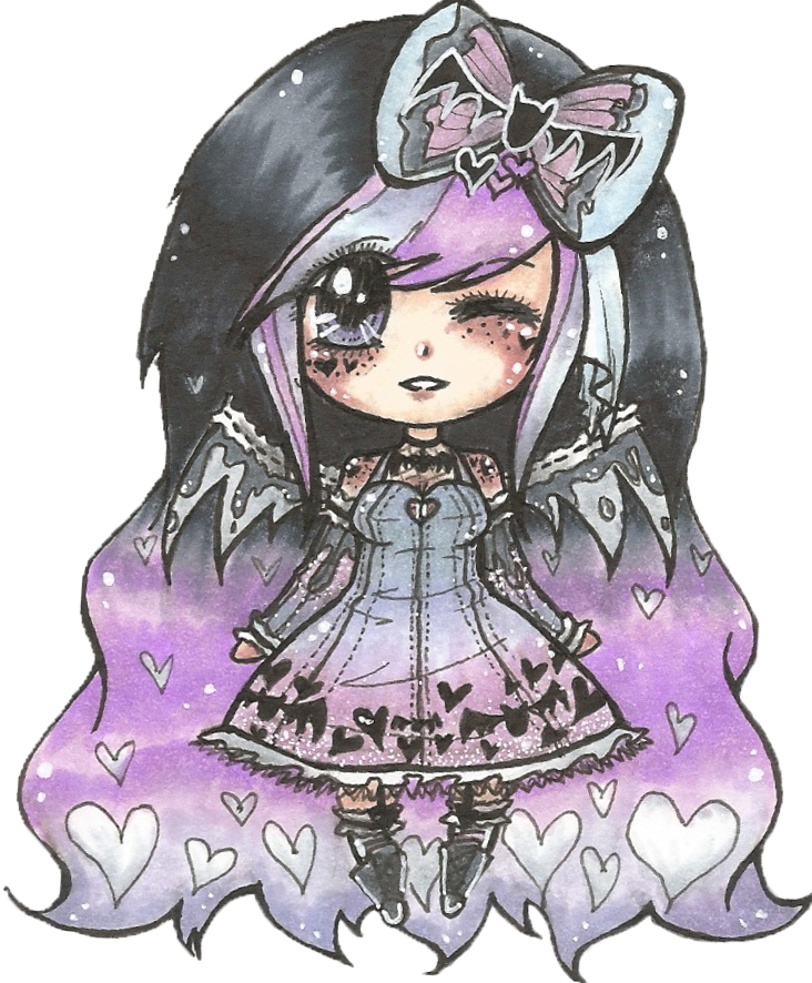 Pastel Goth (732x886), Png Download