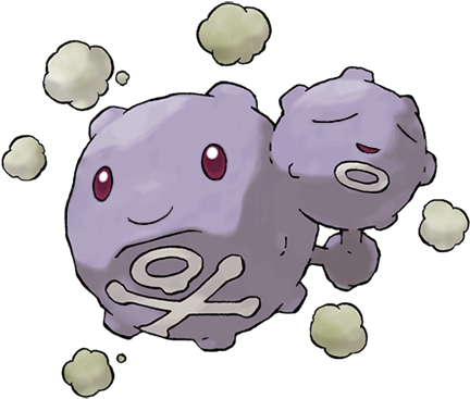 Weezing Pokemon (475x475), Png Download