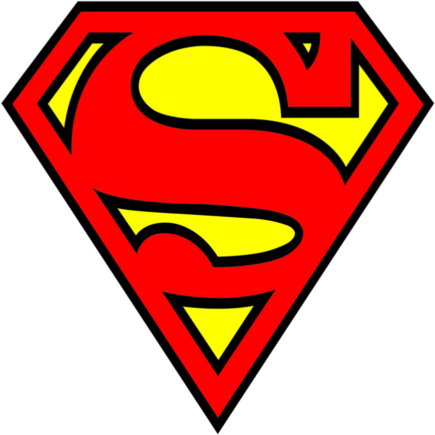Superman Clip Art Free - Superman Logo Png (894x894), Png Download