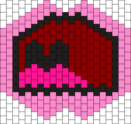 Surprised Patrick Surgical Mask Bead Pattern - Alton Towers (442x420), Png Download