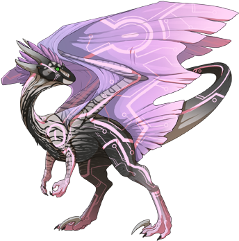 [ Pastel Goth ] 6126496 350 - Dragons With Four Eyes (350x350), Png Download