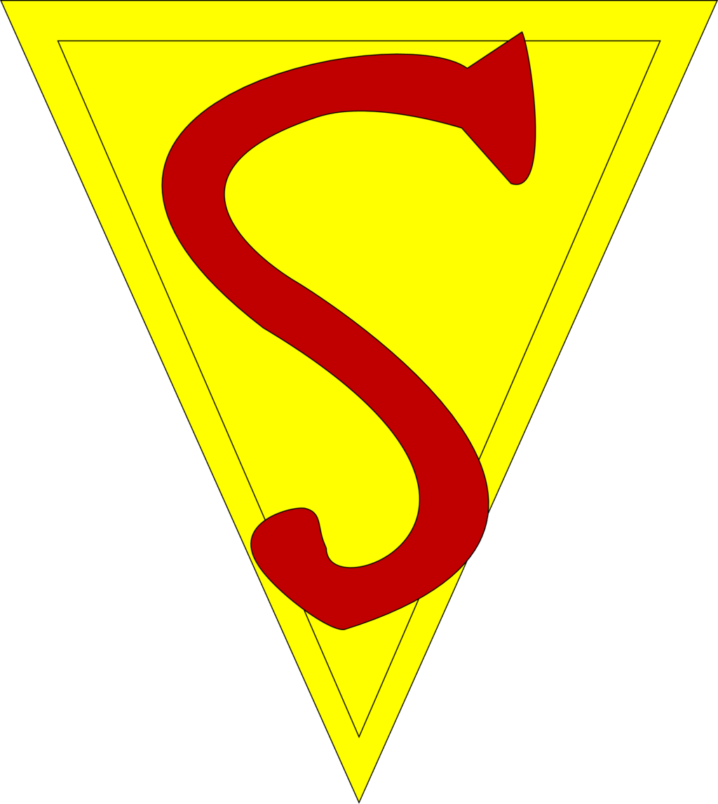 Superman Symbol - 1939 Superman Symbol (1024x1147), Png Download