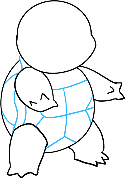 How To Draw Squirtle - Drawing (680x678), Png Download