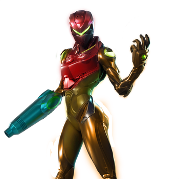 Thatonestoryaccount 30 3 Samus Aran Skin - Female Omega Skin Fortnite (350x350), Png Download