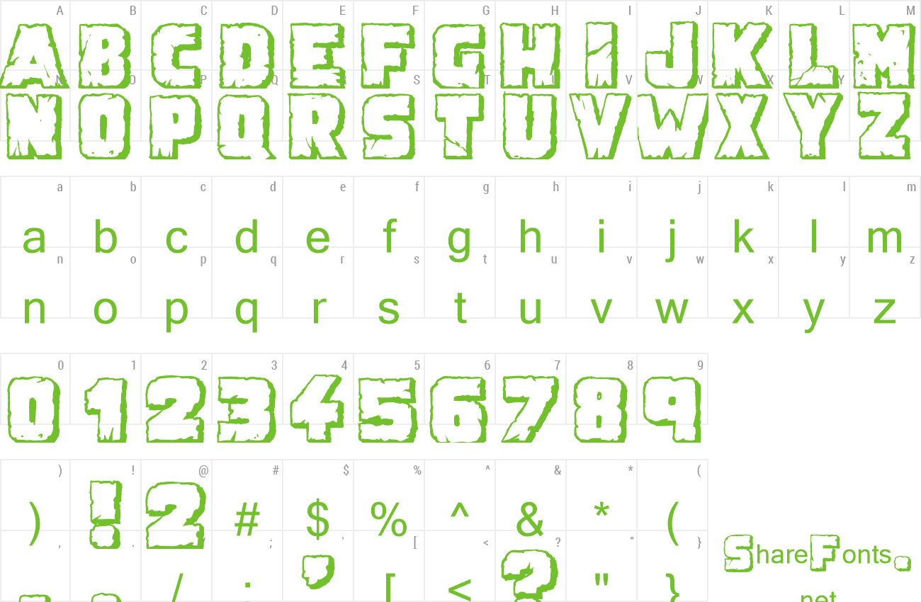 Font Demolition Crack Shadow Preview - Font (1300x850), Png Download