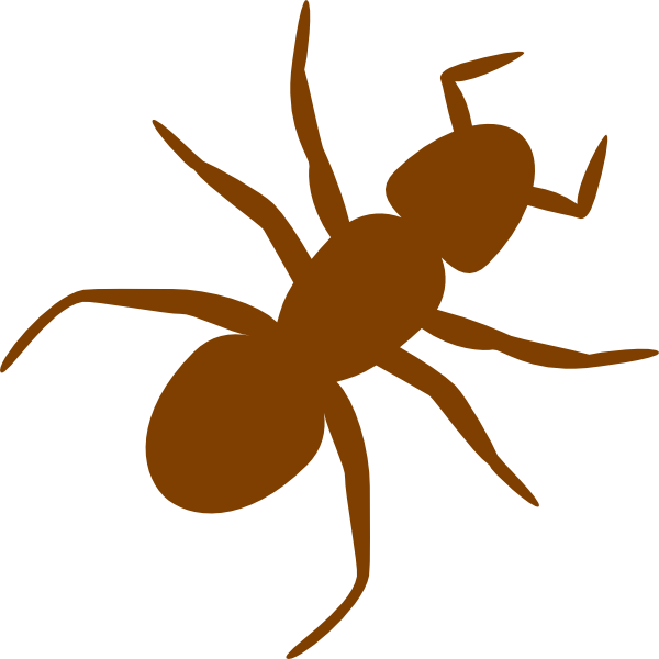 Brown Ant Svg Clip Arts 600 X 600 Px (600x600), Png Download