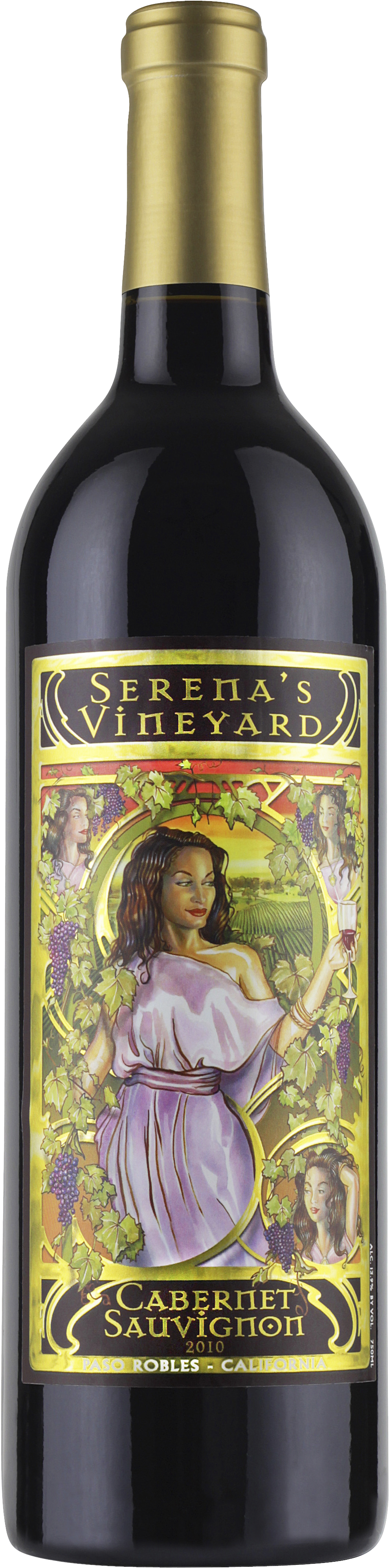 Serena's Vineyard 2010 Cabernet Sauvignon - Oil (2959x4765), Png Download