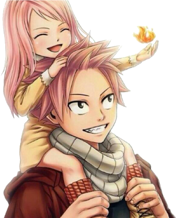 Png - Fairy Tail Natsu And Nashi (720x720), Png Download