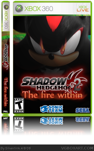 Sega Shadow The Hedgehog (320x510), Png Download