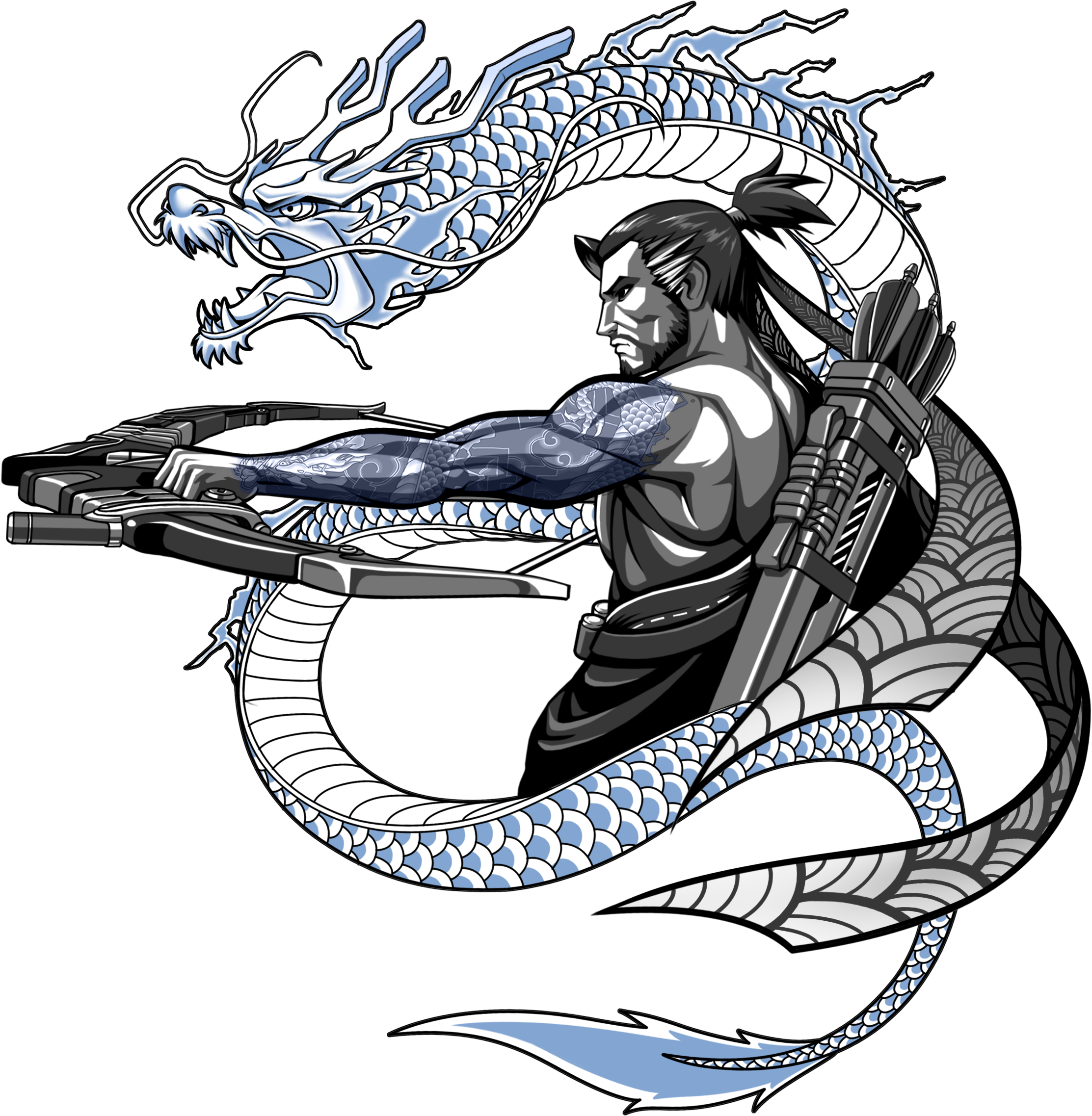 Hanzo (3508x2480), Png Download