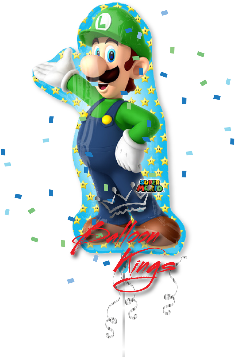 Luigi - Mario Luigi Balloon Fight (1280x1280), Png Download