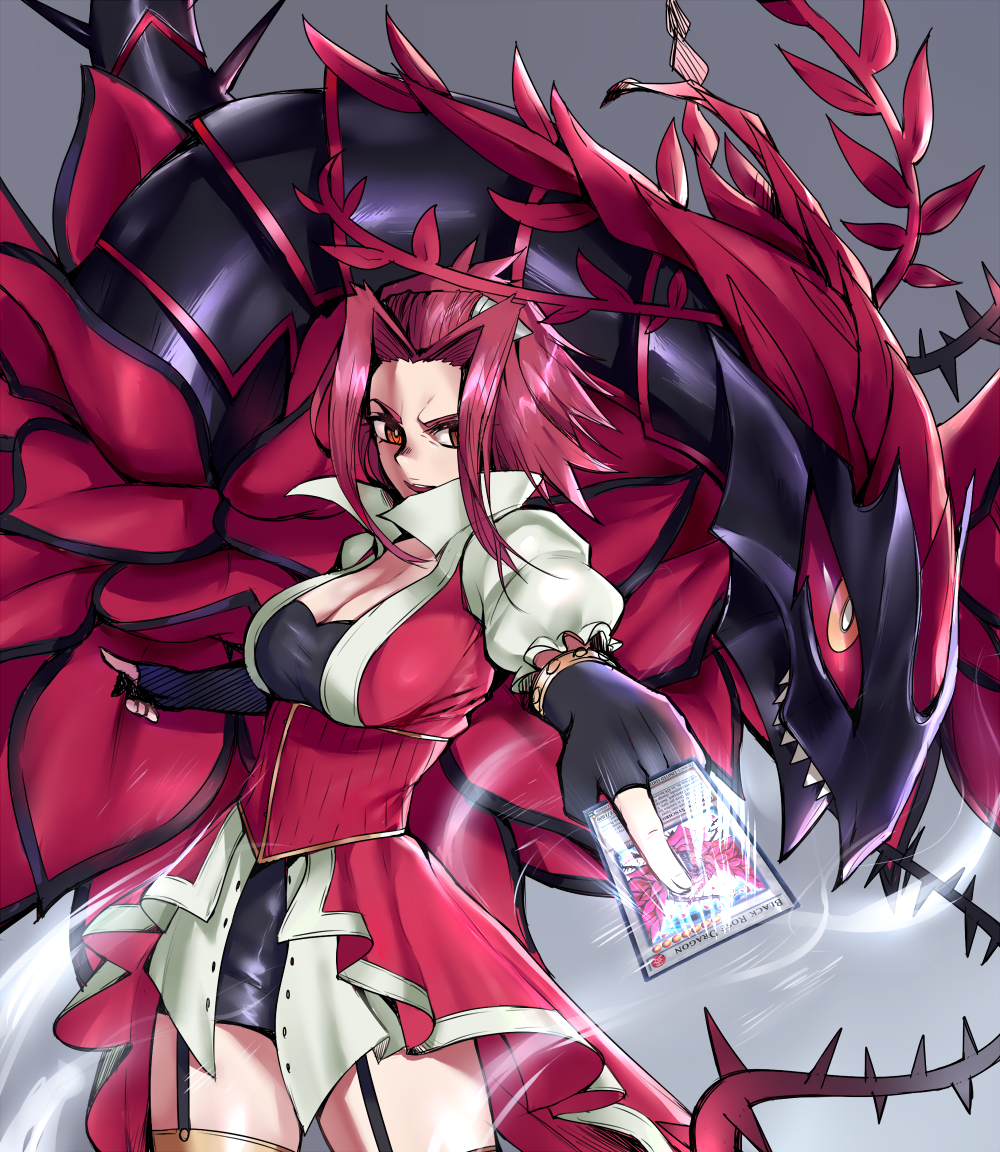 Original) Loading Black Rose - Aki Izayoi Duel Links (1000x1152), Png Download