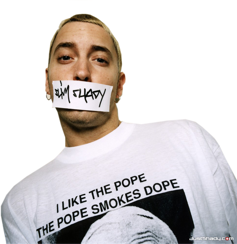 Eminem Png Clipart Background - Eminem Slim Shady (999x1000), Png Download