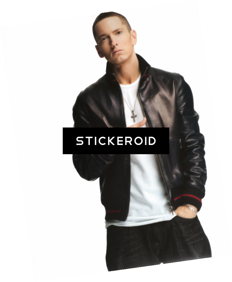 Eminem - Leather Jacket (784x951), Png Download