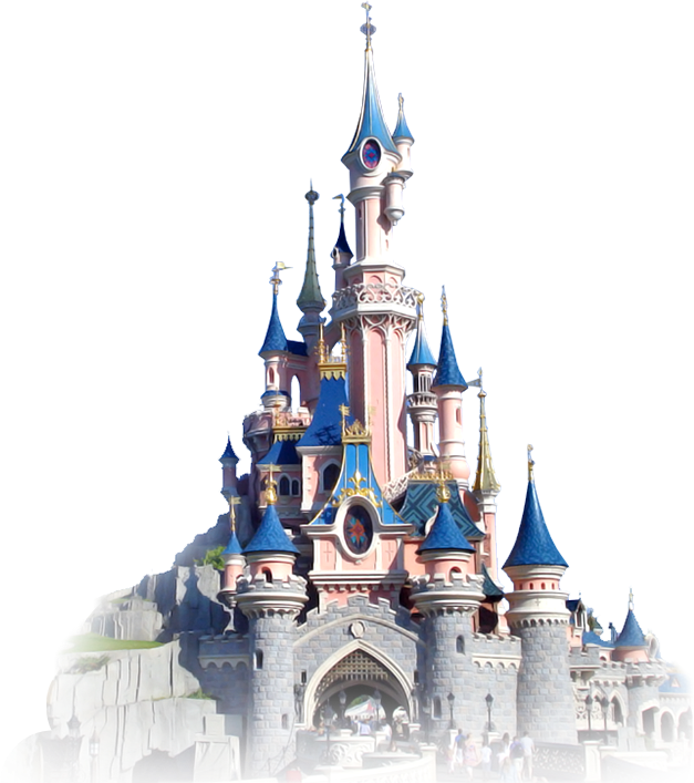 Disney Castle Disneyland Disneyworld Freetoedit - Disneyland Park, Sleeping Beauty's Castle (627x707), Png Download