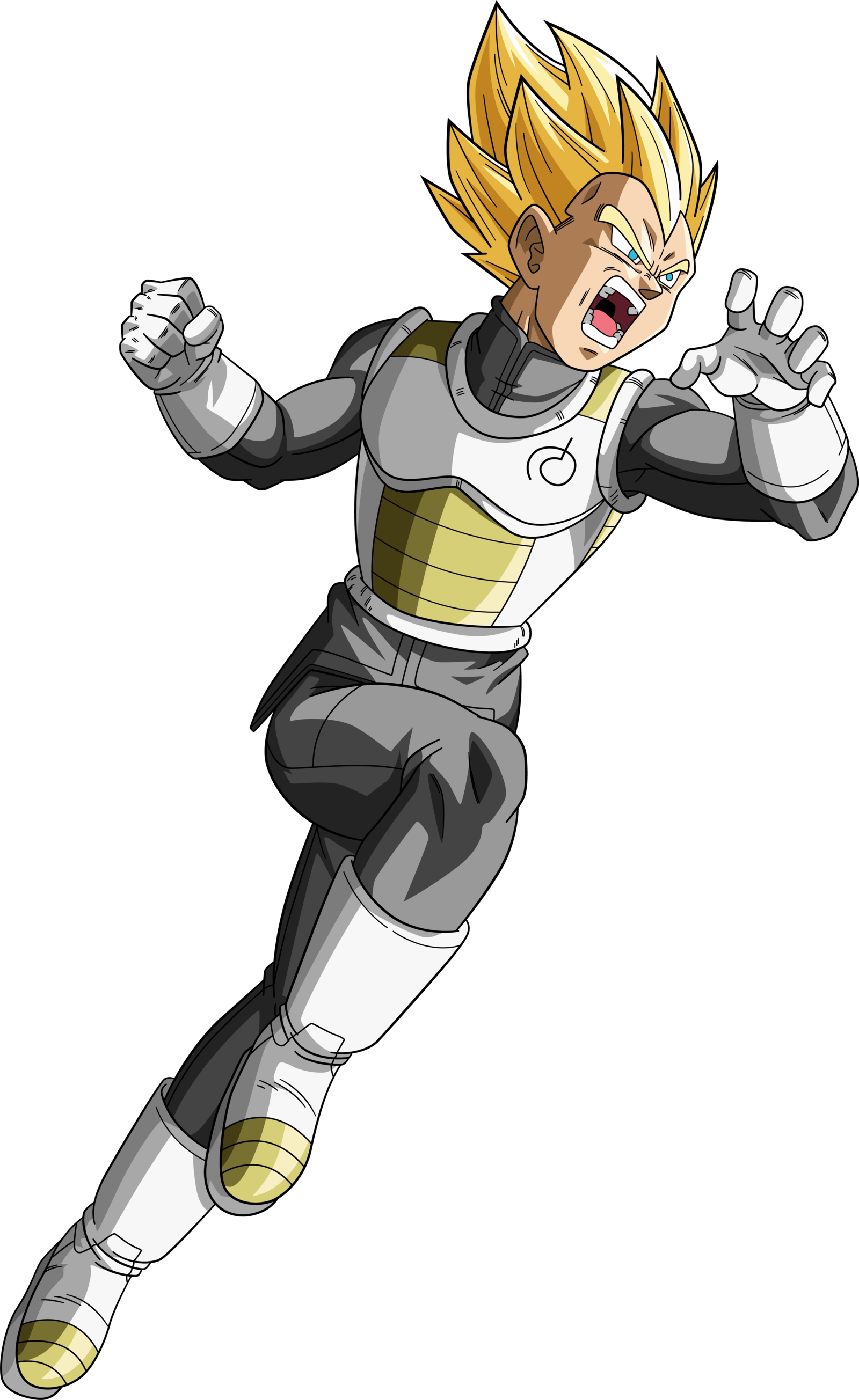 Image Dragonball By Rayzorblade - Dbs Vegeta Super Saiyan (1600x2609), Png Download