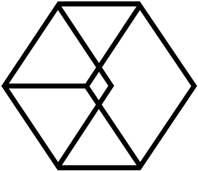 Exo Logo Exologo Freetoedit Freetoedit (633x547), Png Download