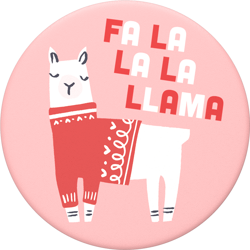 Fa La Llama Pink - Popsockets (1000x1000), Png Download