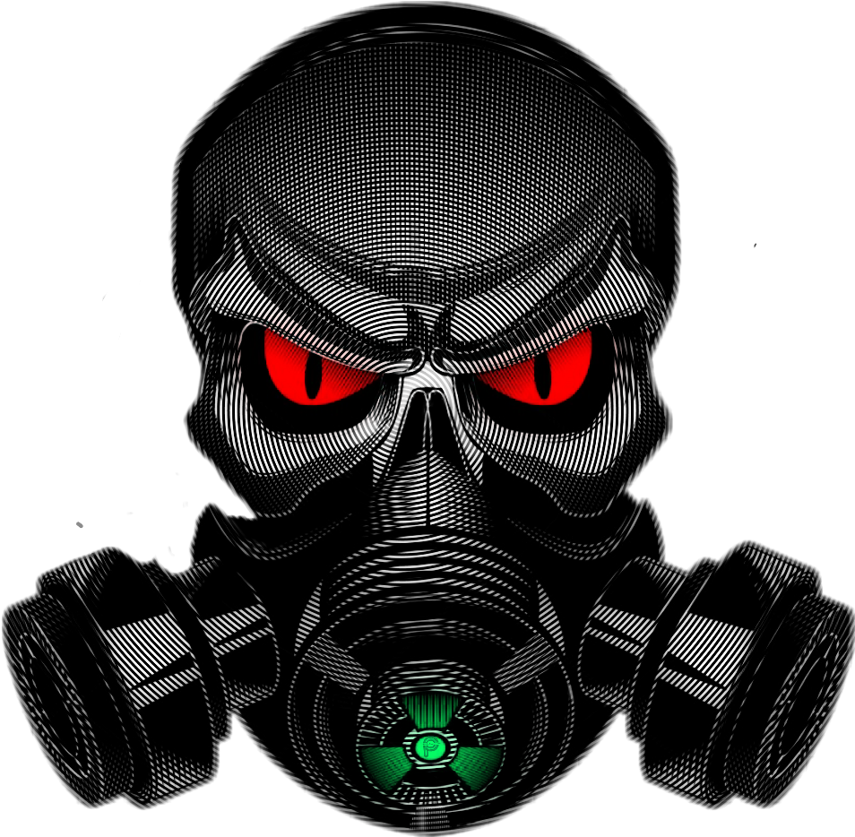 Download Gasmask Skullface Skull Myartwork2018 Myartwork Skullhe Skull Gas Mask Logo Full Size Png Image Pngkit
