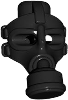 Brickwarriors Gas Mask - Lego Ww2 Gas Mask (630x394), Png Download
