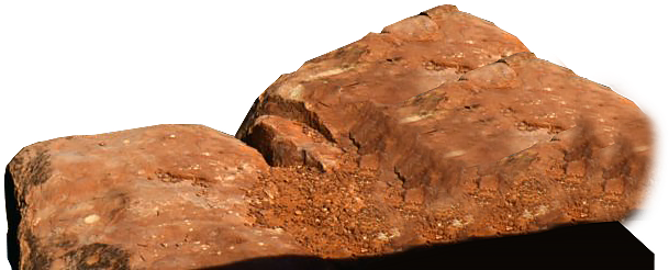 Left Cliff A - Boulder (2000x1000), Png Download
